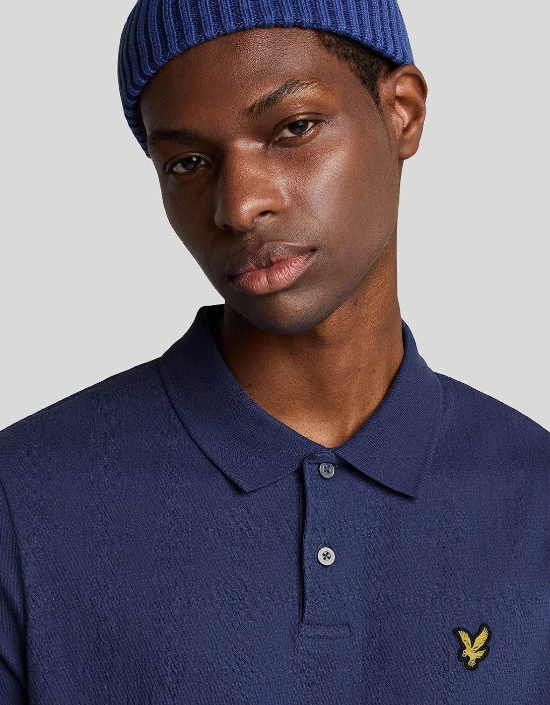 Crepe Polo Shirt