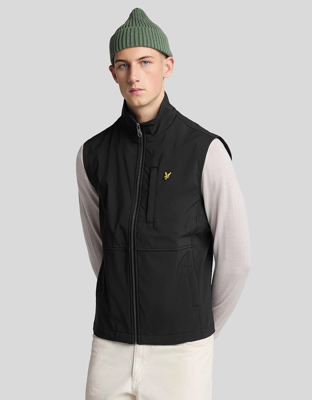 Lyle And Scott Men's Black Softshell Gilet - : 38/Regular M