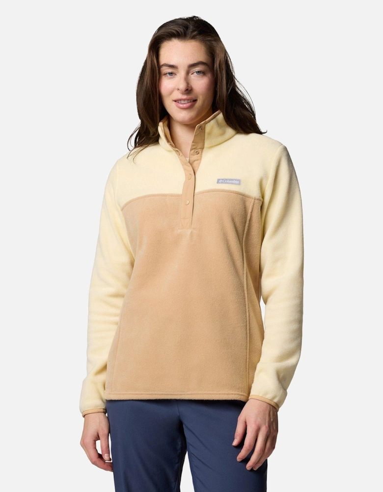 Women's Benton Springs 1/2 Snap Pull Over 2 Fleece - Tan