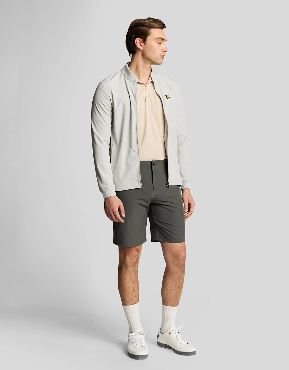 Lyle And Scott Men's Grey 5 Pocket Golf Shorts - : 32/32 Size 32