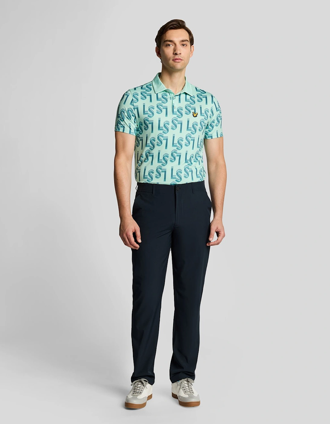 Lyle And Scott Men's Black 5 Pocket Golf Trousers - : Size 34