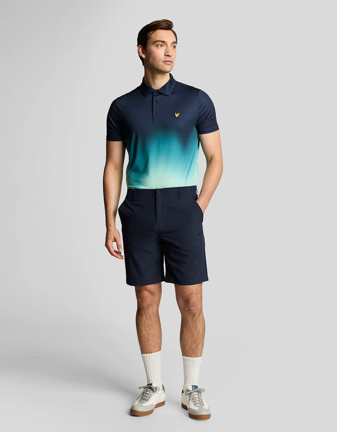 Lyle And Scott Men's Navy 5 Pocket Golf Shorts - : 32/32 Size 32