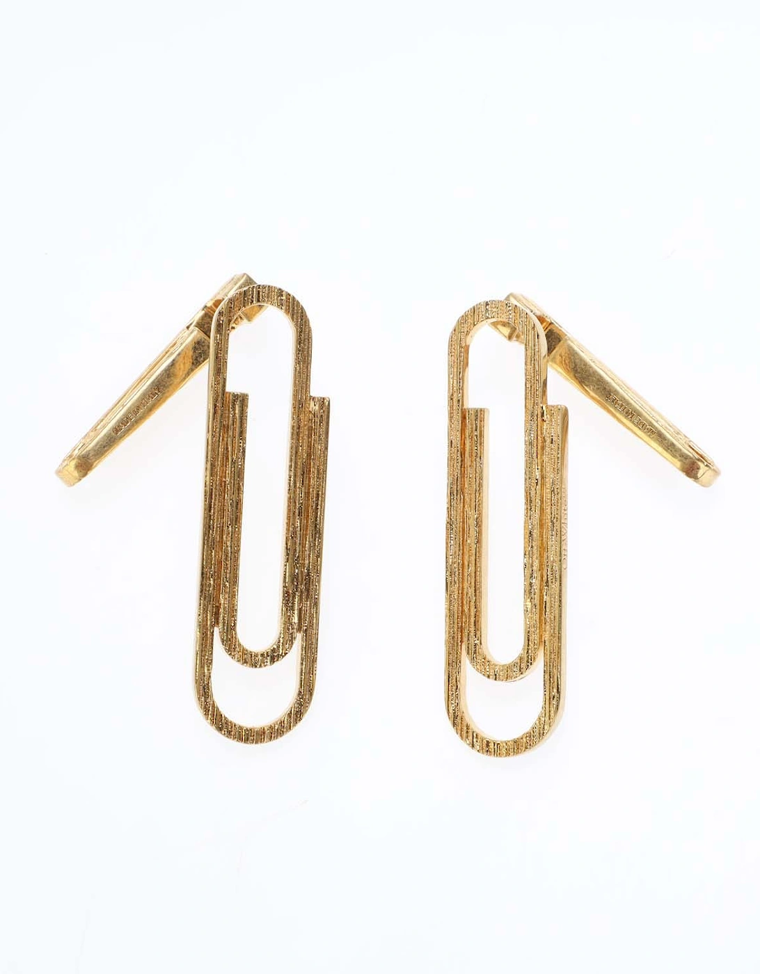 Double Paperclip Earrings