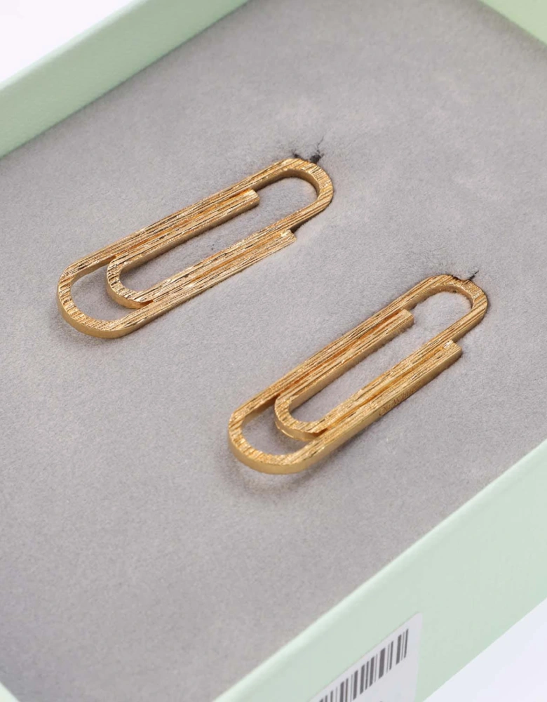 Double Paperclip Earrings