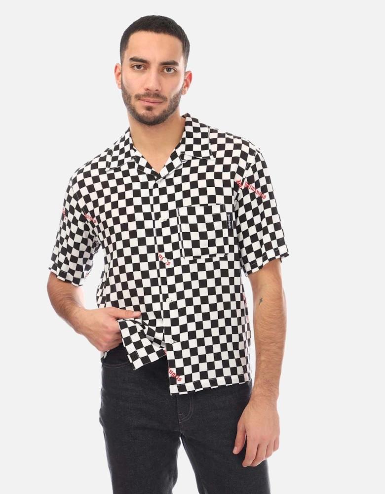 Damier Print Bowling Shirt