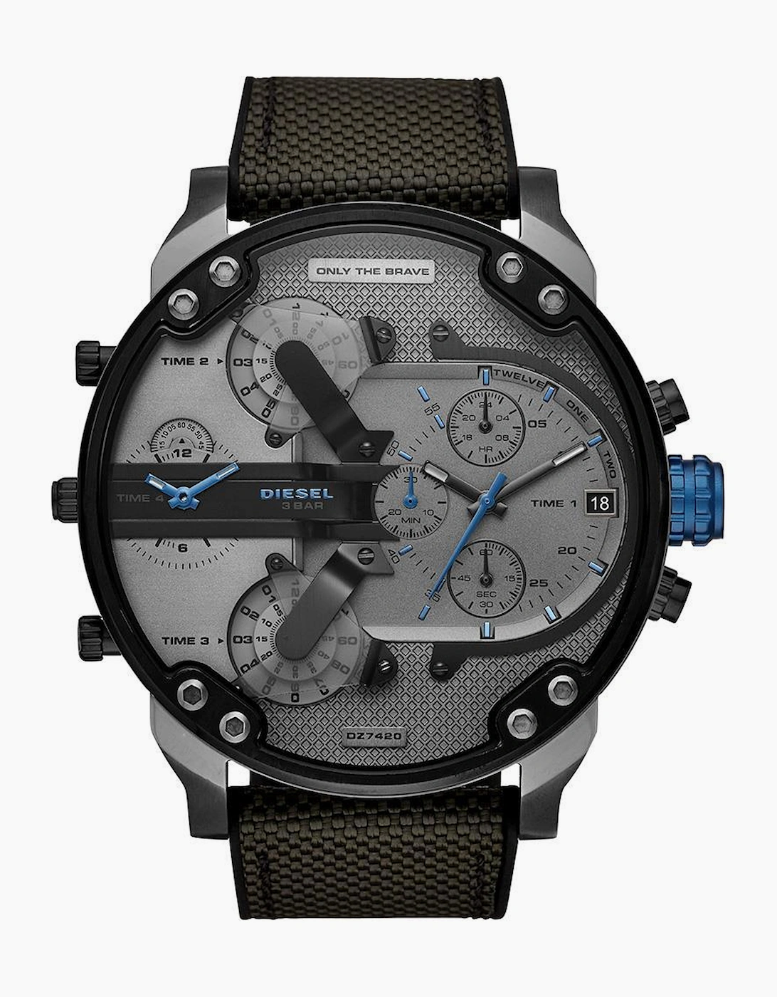 Diesel Men's Black Dz7420 Mr. Daddy 2.0 Chronograph Watch