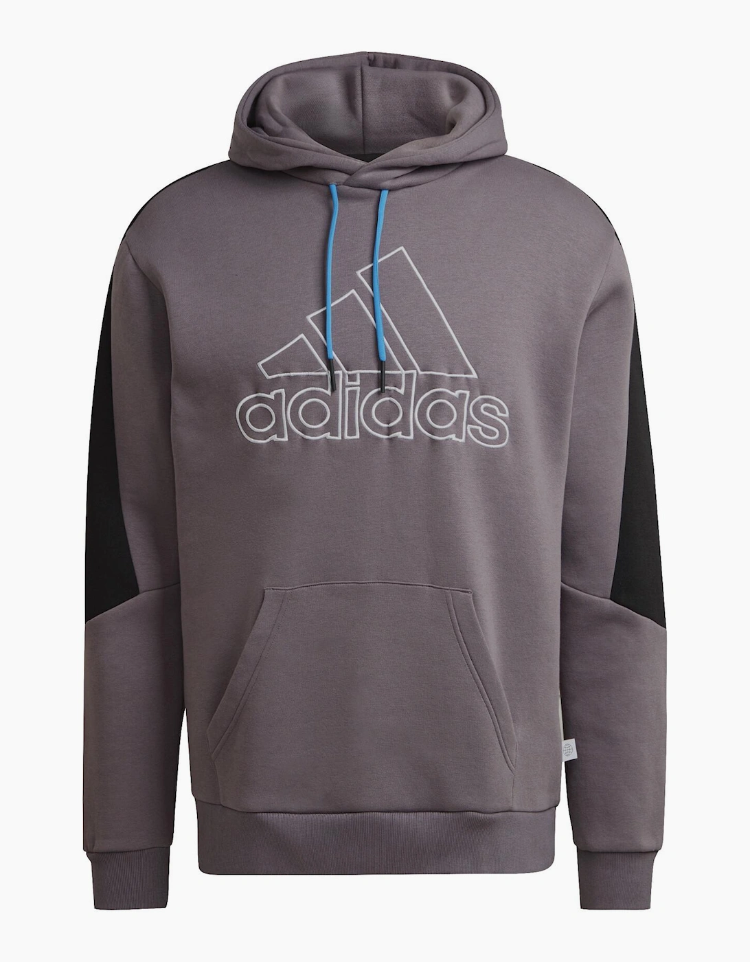Men's Adidas Ess Future Icons Hoodie - Grey - Size: 42