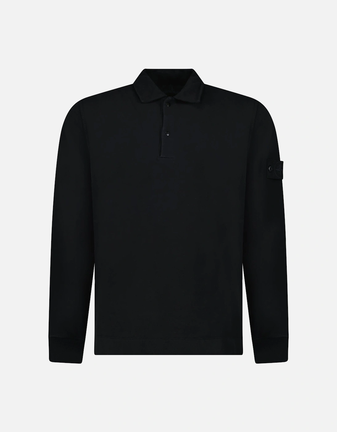 Ghost Button Up Collar Polo Black, 5 of 4