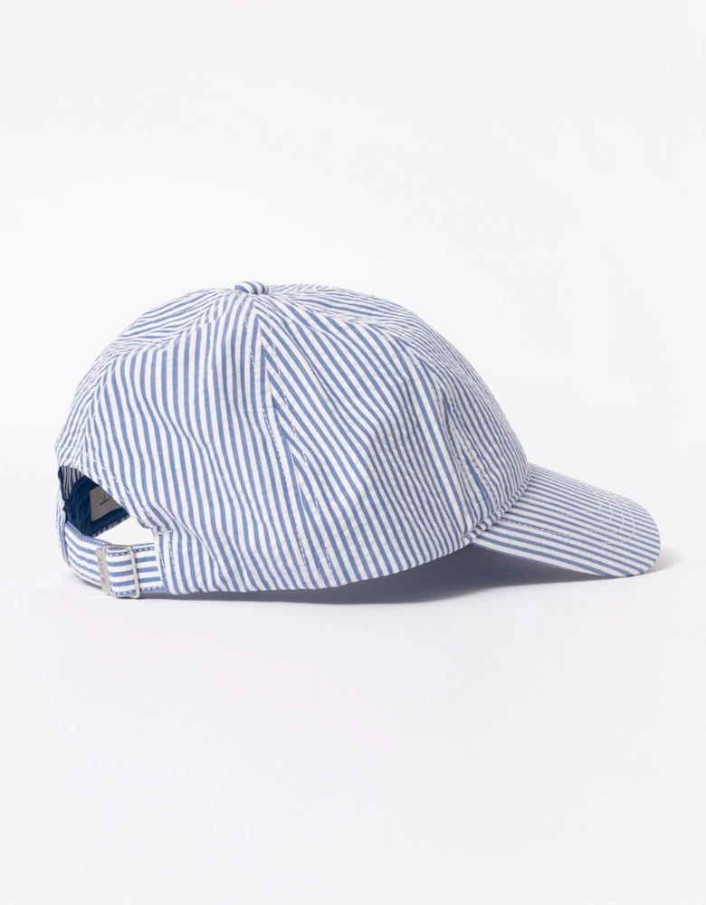 Mens Striped Seersucker Cap