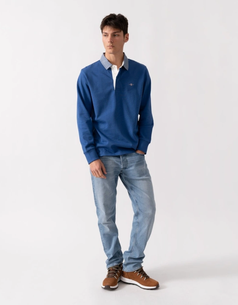 Mens Regular Fit Chambray Heavy Rugger