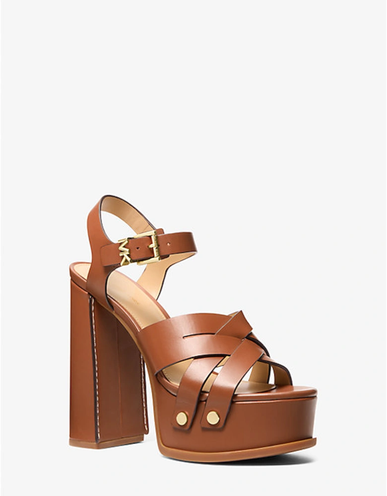 Nora Leather Platform Sandal