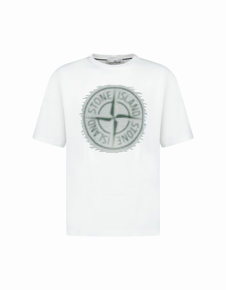 24/2 'Optical Two' Print T-Shirt White