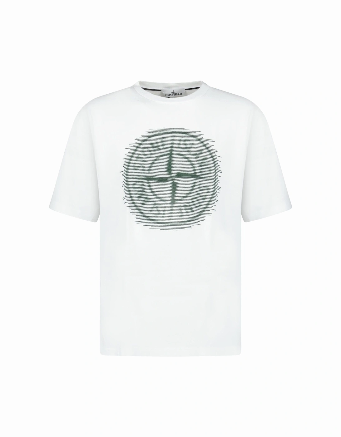 24/2 'Optical Two' Print T-Shirt White, 5 of 4