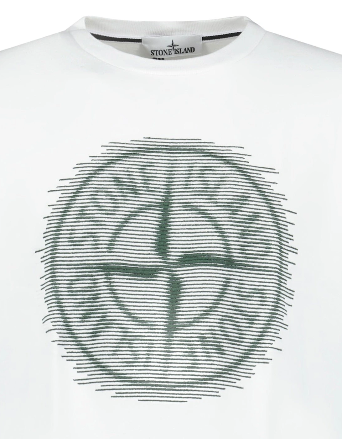 24/2 'Optical Two' Print T-Shirt White