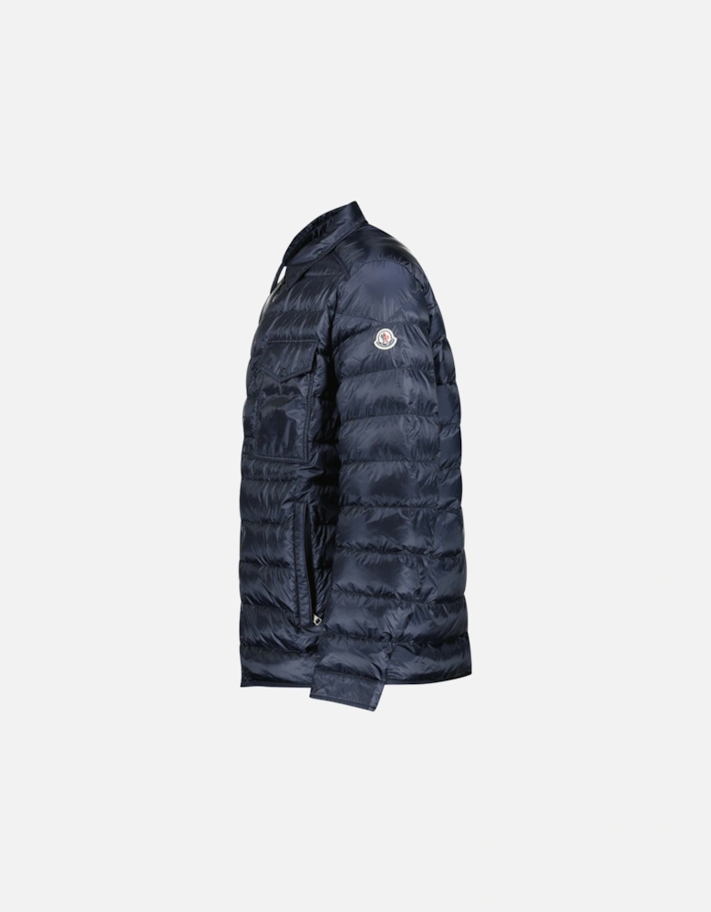 Tenibres Down Shirt Jacket Navy