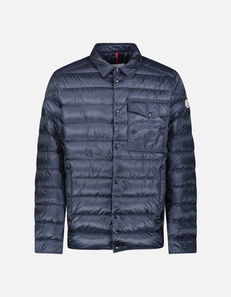 Tenibres Down Shirt Jacket Navy