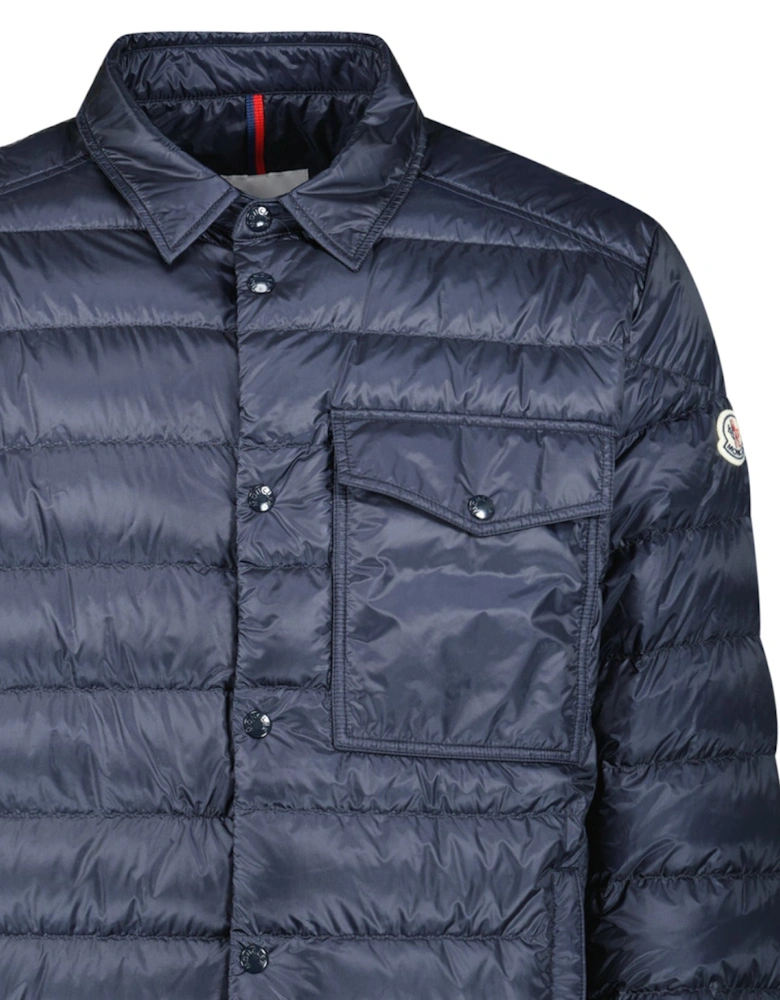 Tenibres Down Shirt Jacket Navy