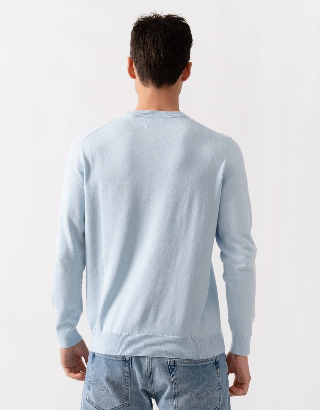 Mens Classic Cotton Crew Neck Jumper