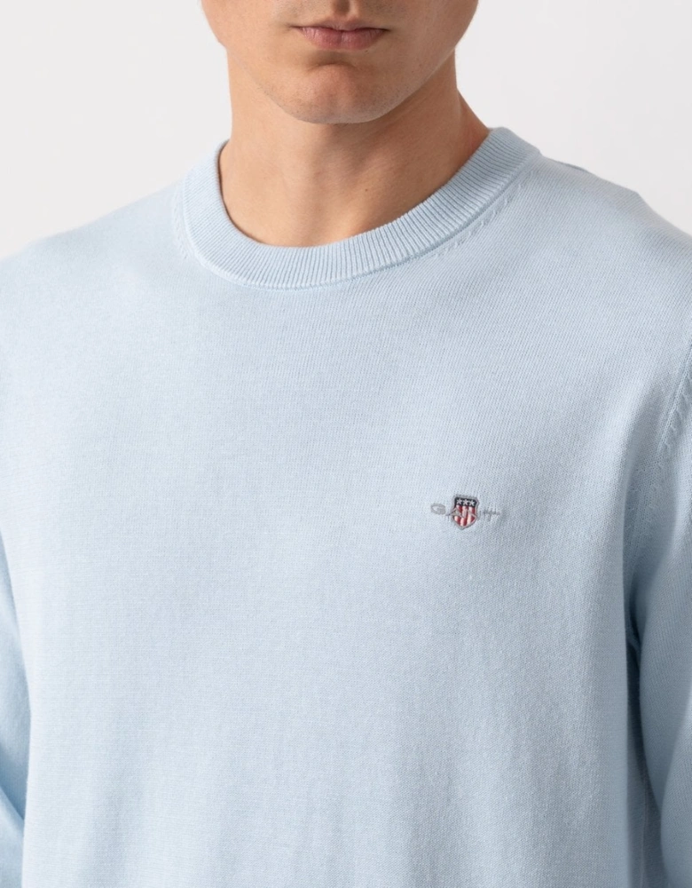 Mens Classic Cotton Crew Neck Jumper