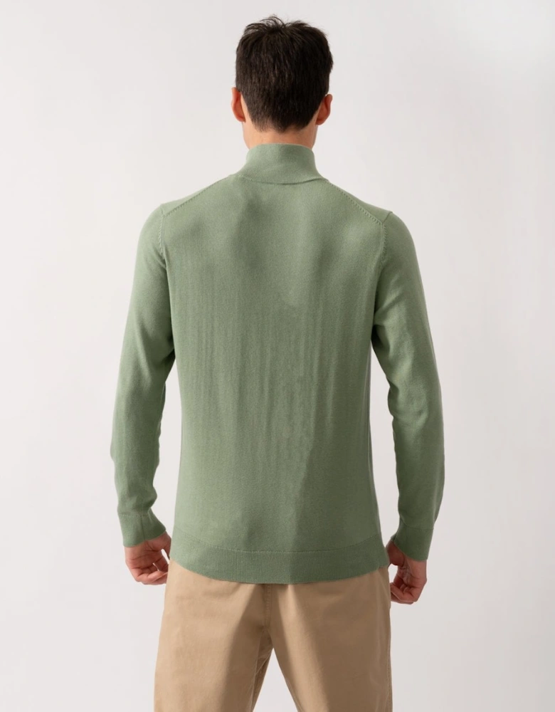 Mens Classic Cotton Half zip Jumper