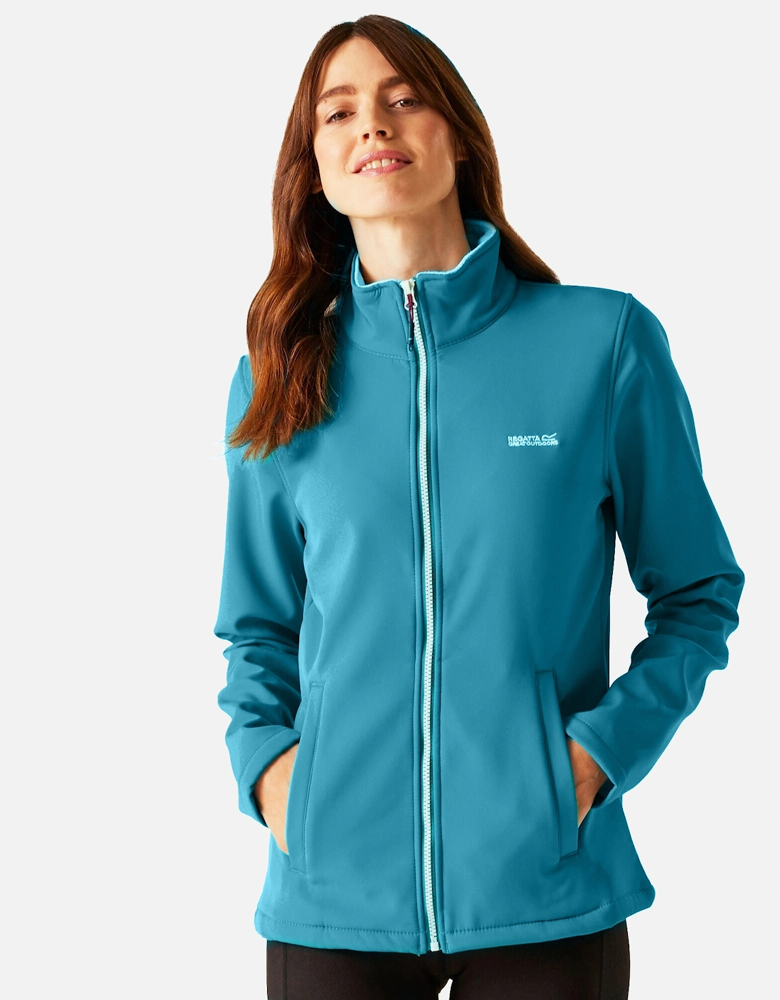 Regatta Women's Blue / Connie V Softshell Walking Jacket - - : 18 Size 18 Uk