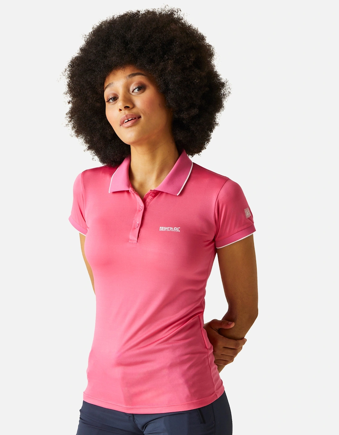 Womens/Ladies Remex II Polo Neck T-Shirt