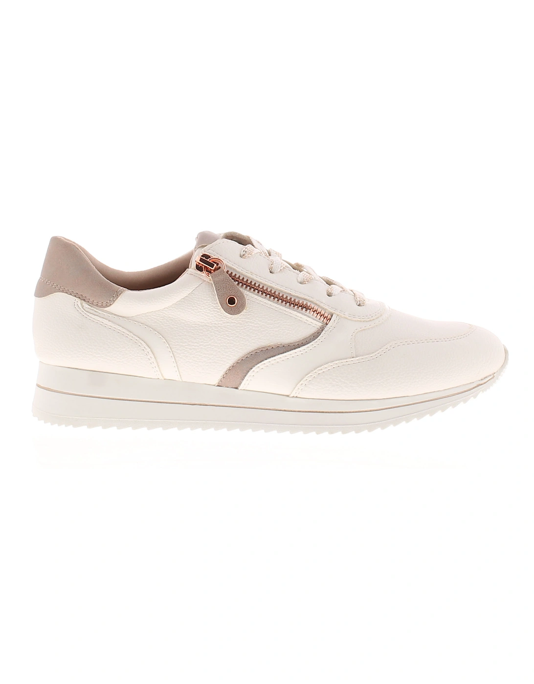 Womens Chunky Trainers Pippa Lace Up white rose gold UK Size