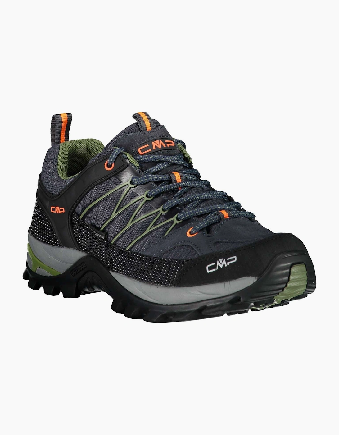Men's CMP Mens Rigel Low Waterproof Walking Shoes - Black - Size: 12 uk
