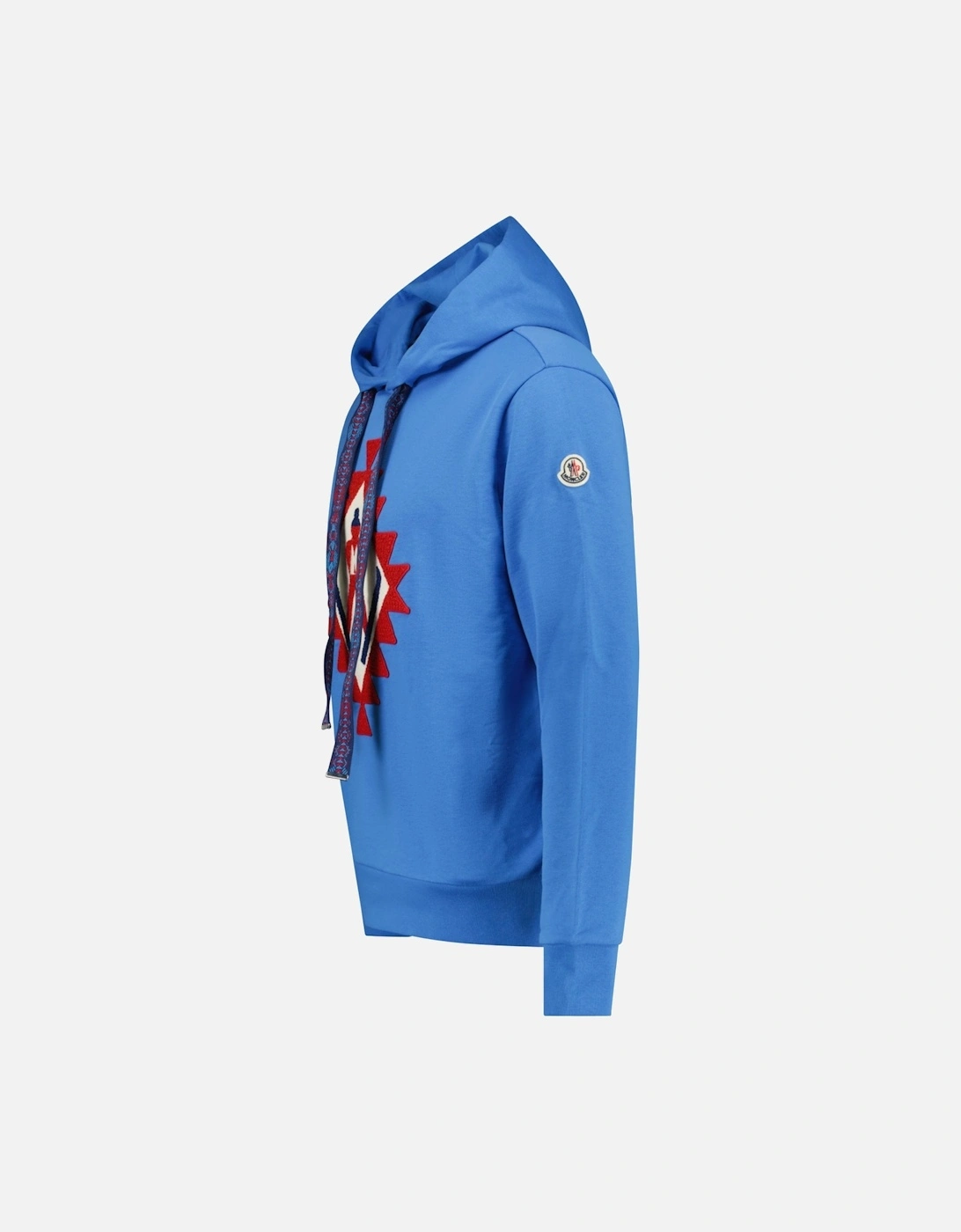 'Punk' Hooded Sweatshirt Blue