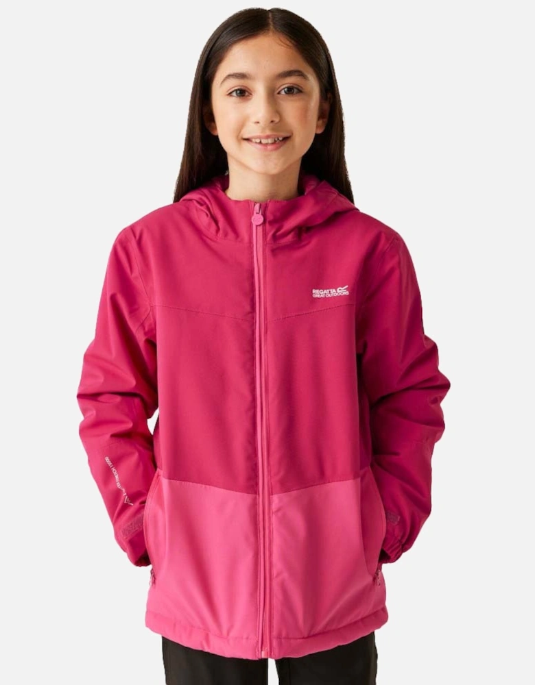 Girls Highton V Full Zip Padded Waterproof Jacket