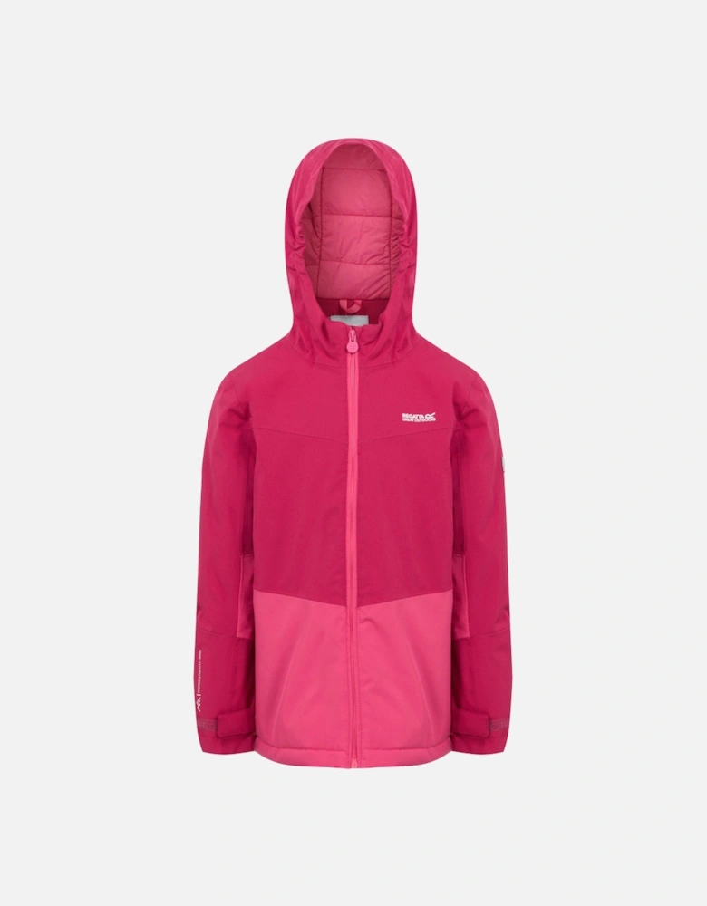 Girls Highton V Full Zip Padded Waterproof Jacket