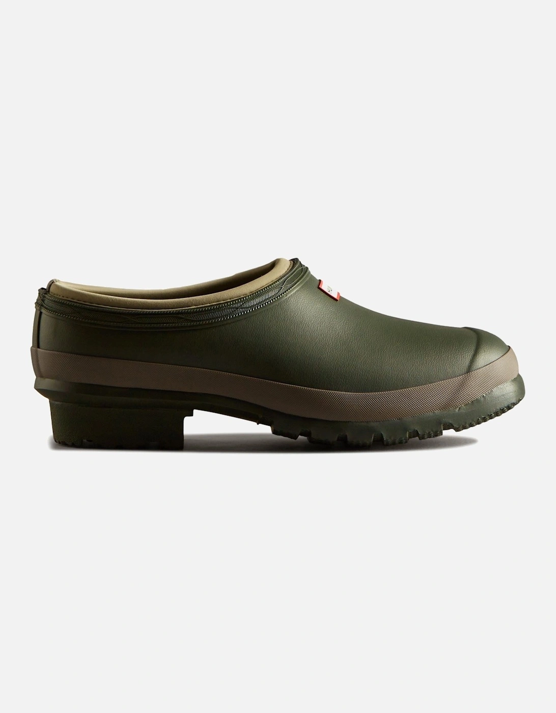 model Gardener Clogs Male in Dark Olive/Clay