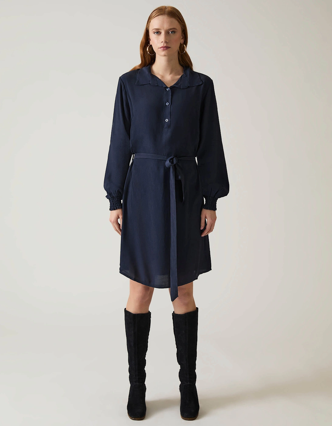 Navy Belted Dress, 7 of 6