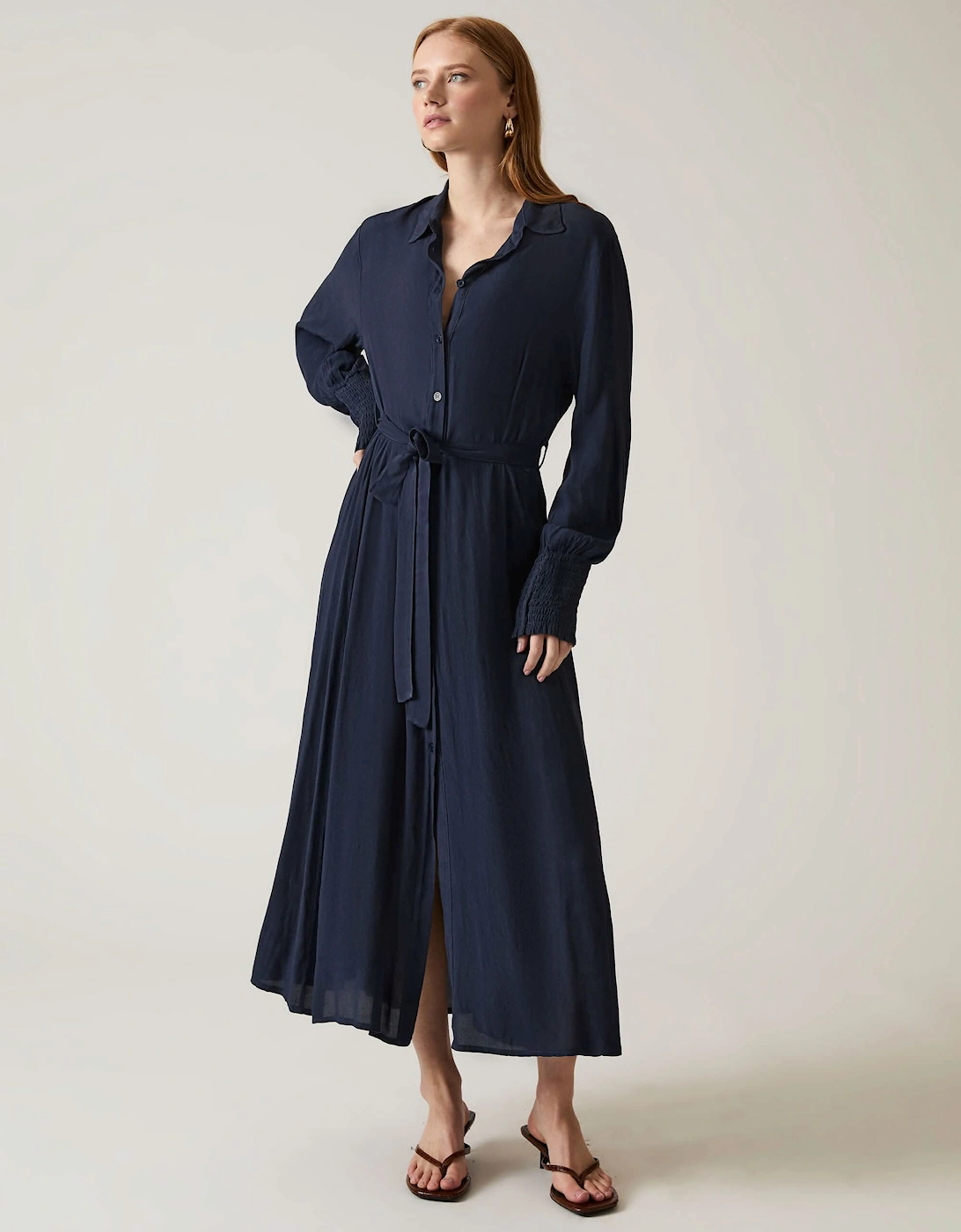 Navy Midi Dress