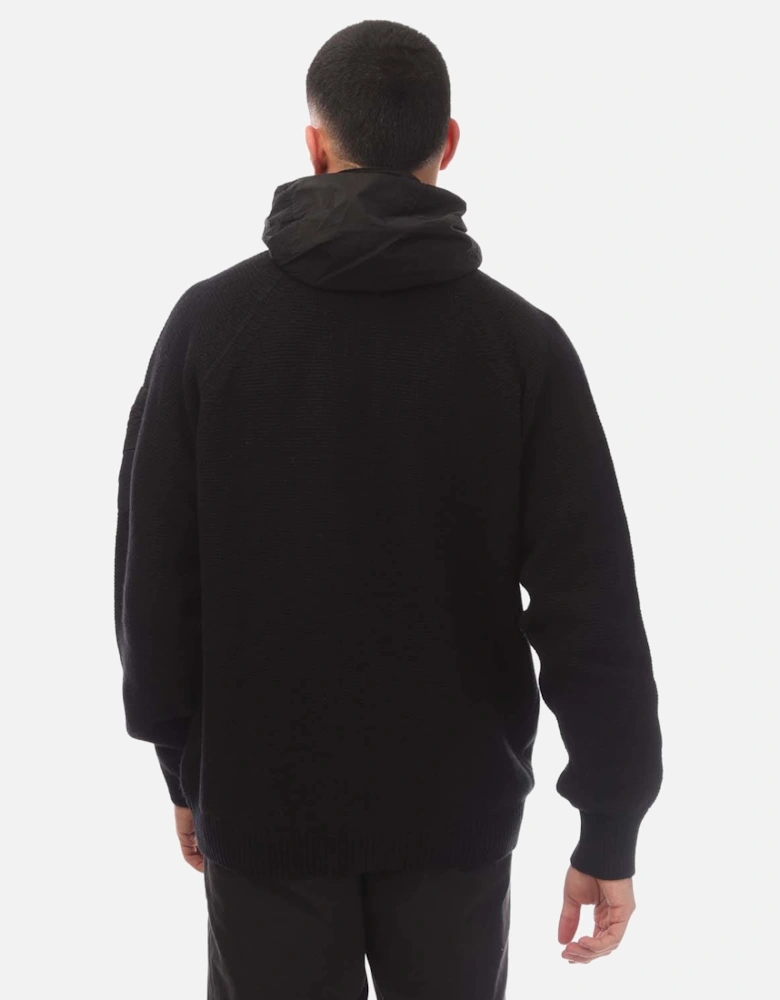 Lambswool Mixed Full-Zip Hoodie