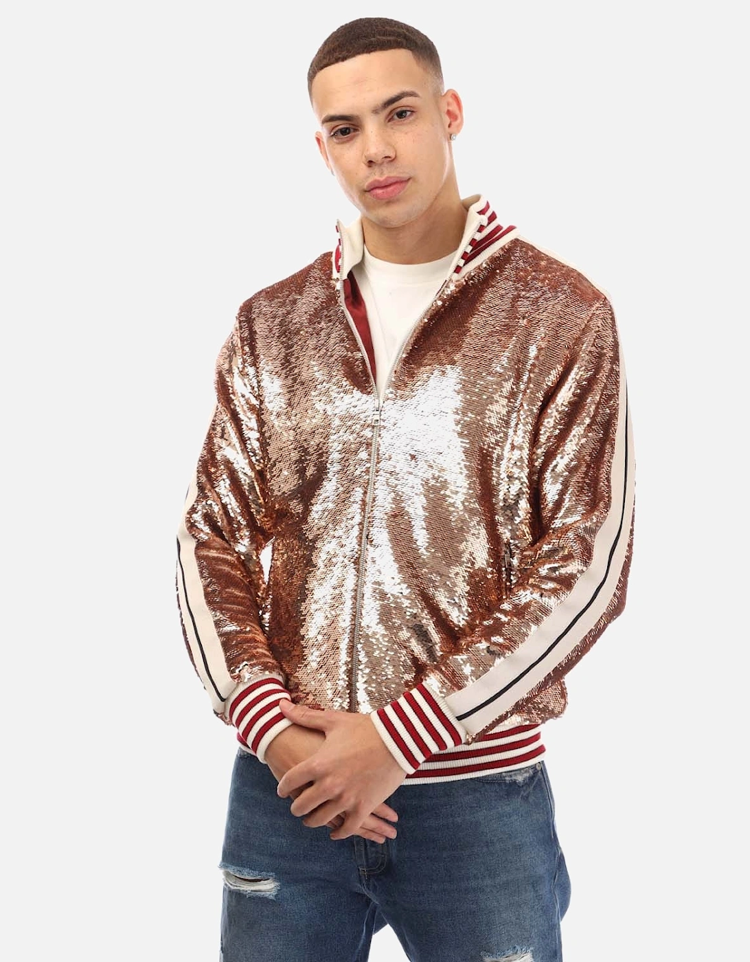 Glittered Sequins Track Top, 5 of 4