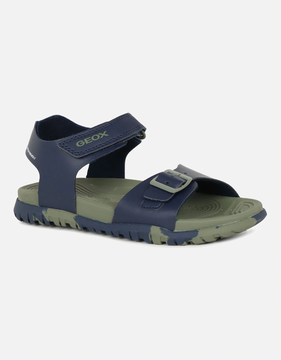 Geox Boys Navy/Navy  J Fusbetto Sandals - Size 11.5/F (Standard) Kids