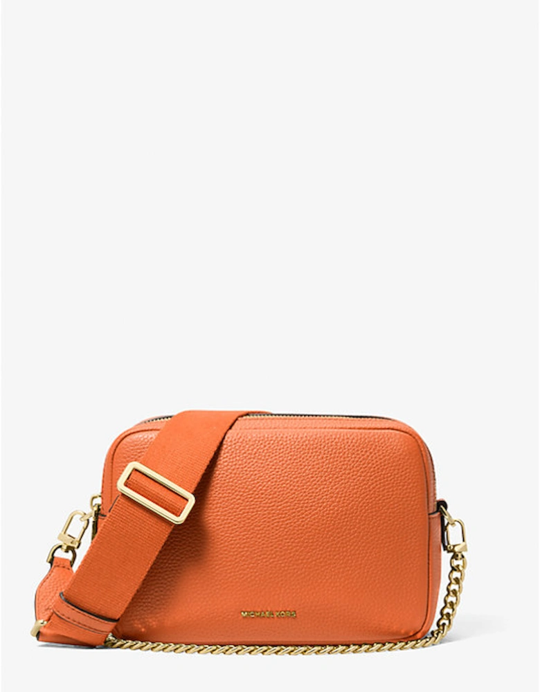 Bryant Medium Pebbled Leather Camera Crossbody Bag