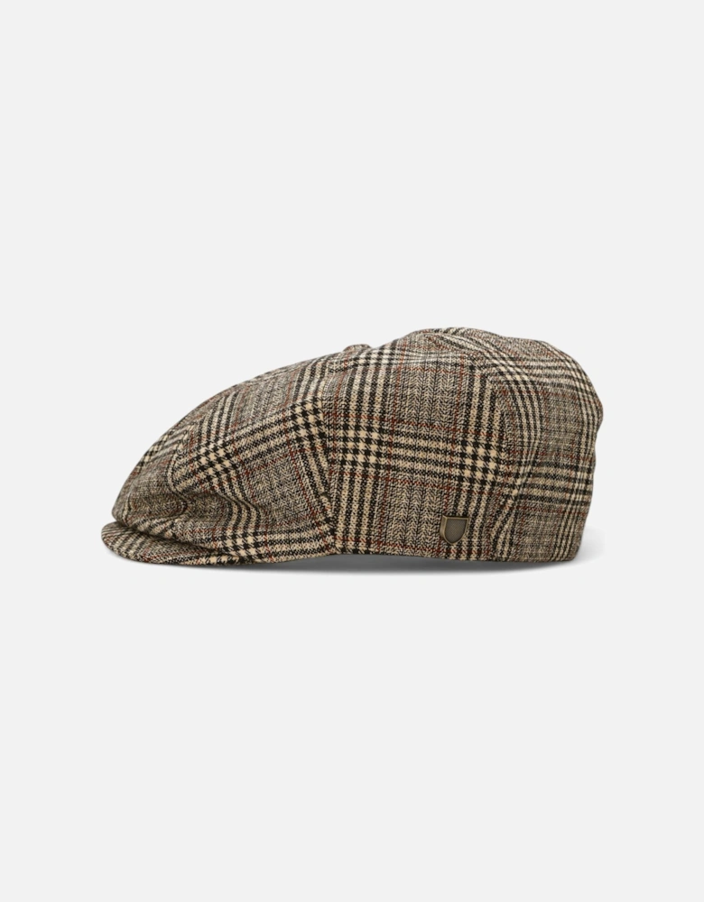 Brood Snap Cap - Khaki/Brown Plaid