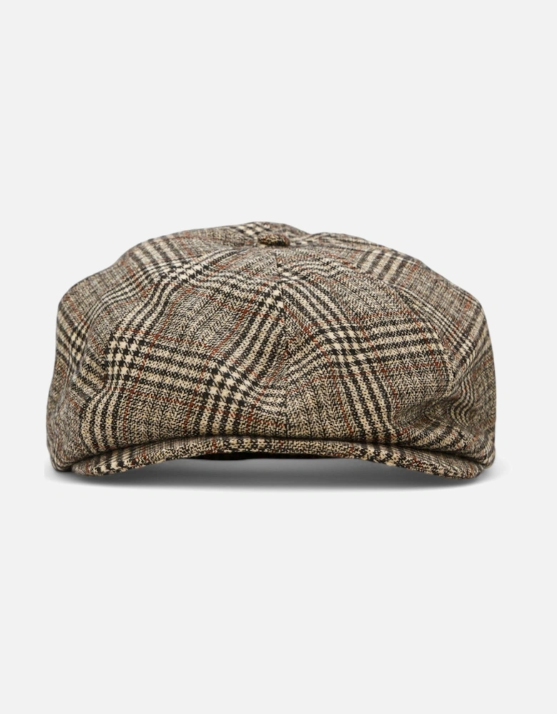 Brood Snap Cap - Khaki/Brown Plaid