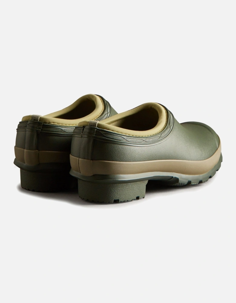 Womens Dark Green Matt WFF1088RMA-DOC Gardener Clogs