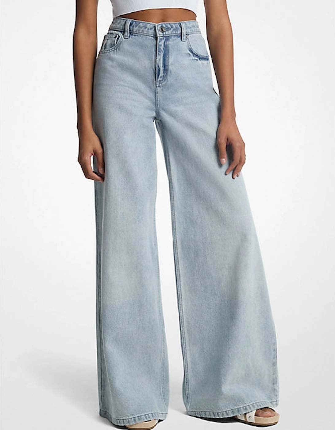 Denim Wide-Leg Jeans, 2 of 1