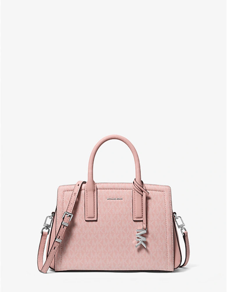 Laila Small Signature Logo Satchel