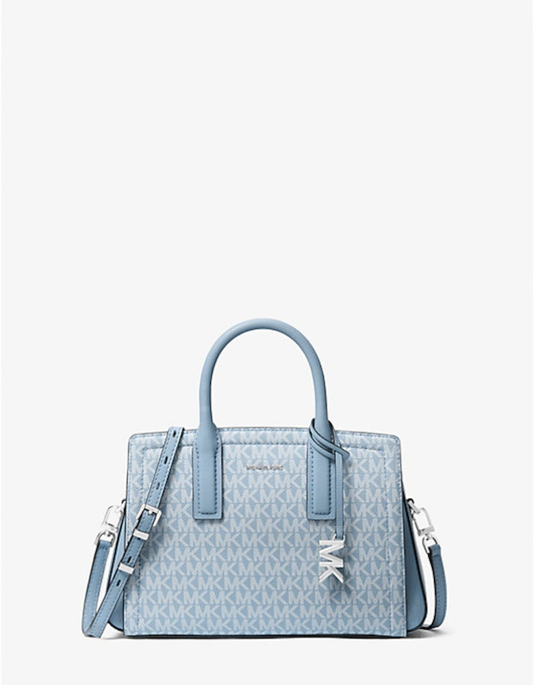 Laila Small Signature Logo Satchel