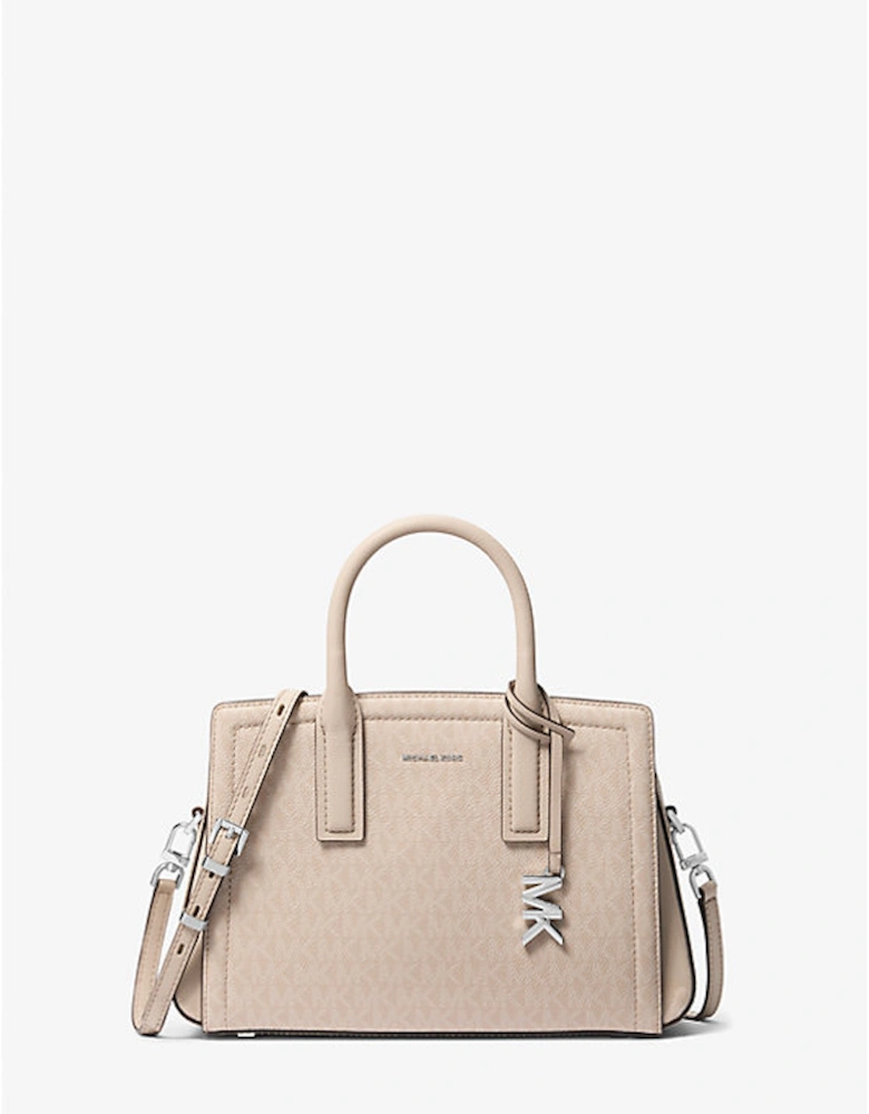 Laila Small Signature Logo Satchel