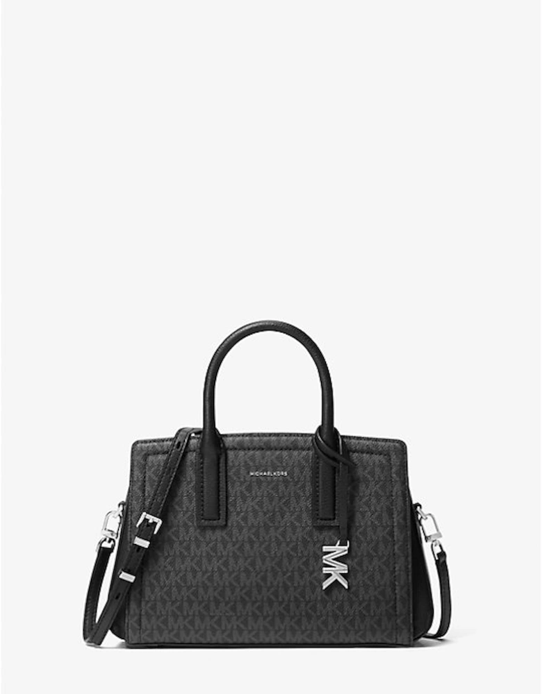 Laila Small Signature Logo Satchel