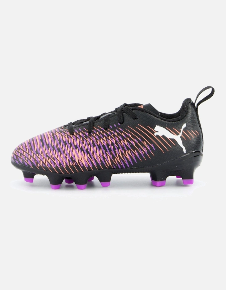 Junior Future 8 Play Firm Ground Football Boot-black/purple