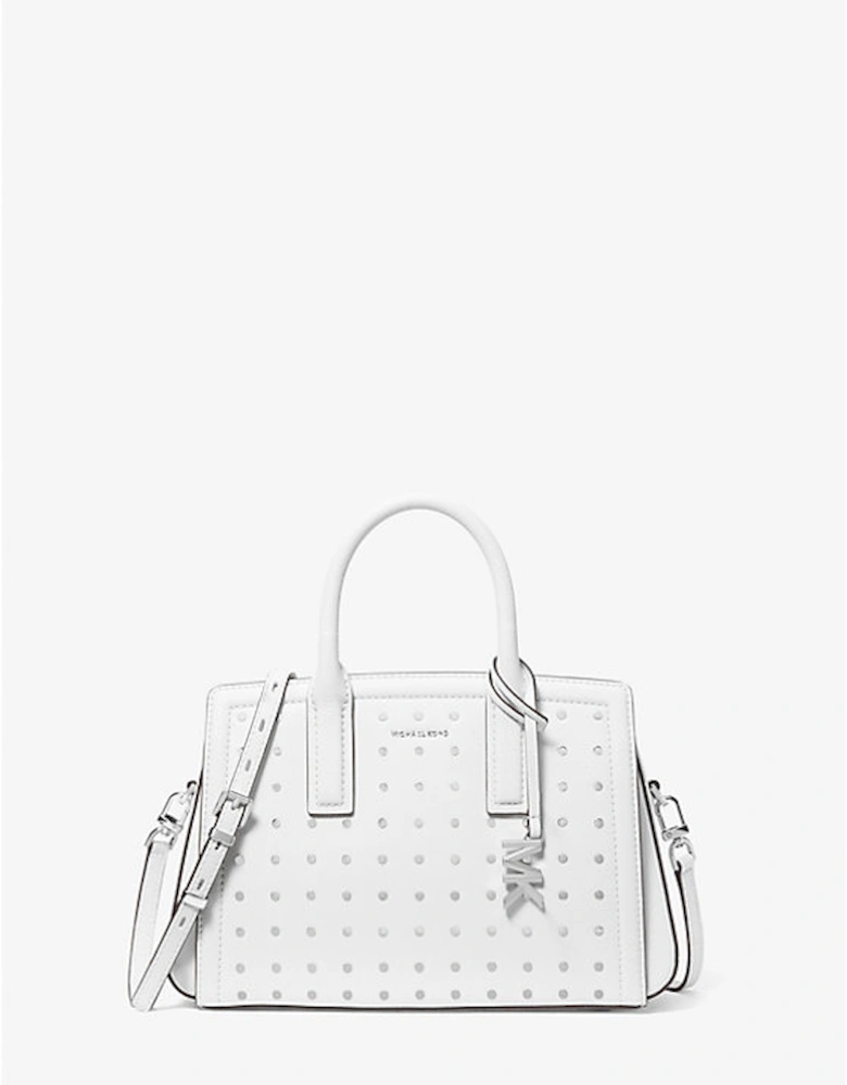 Laila Small Studded Leather Satchel