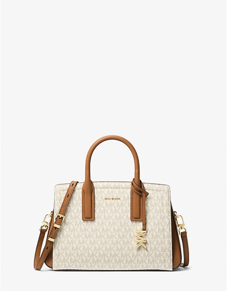 Laila Small Signature Logo Satchel