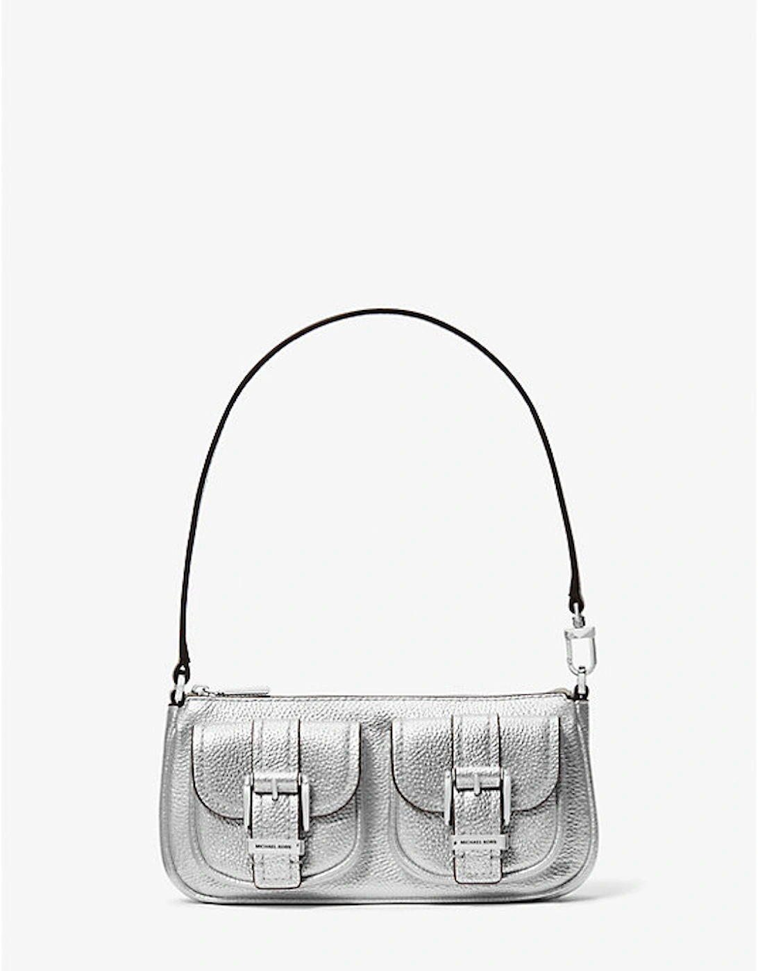 Zoe Small Metallic Leather Pochette, 2 of 1